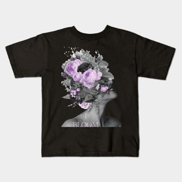 Flower Blooming Kids T-Shirt by TeeLoss